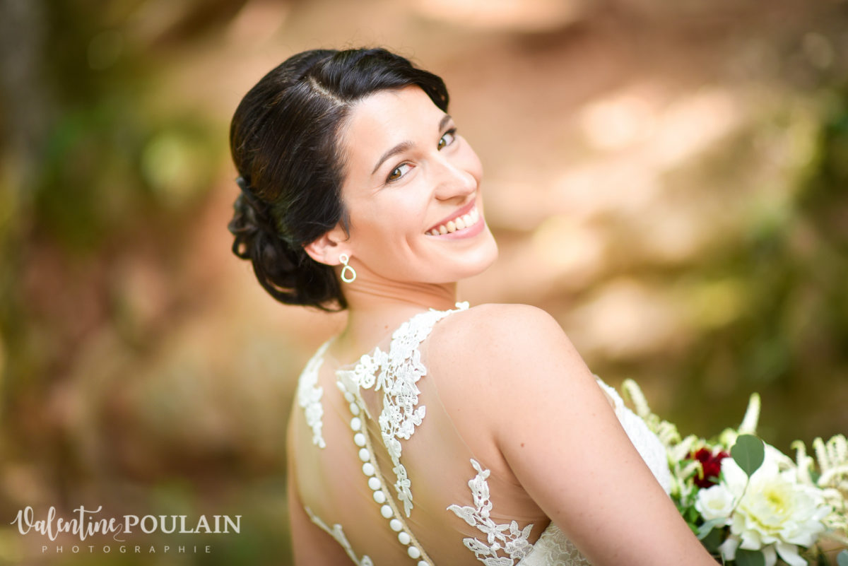Mariage rock moto Gueberschwihr - Valentine Poulain mariée