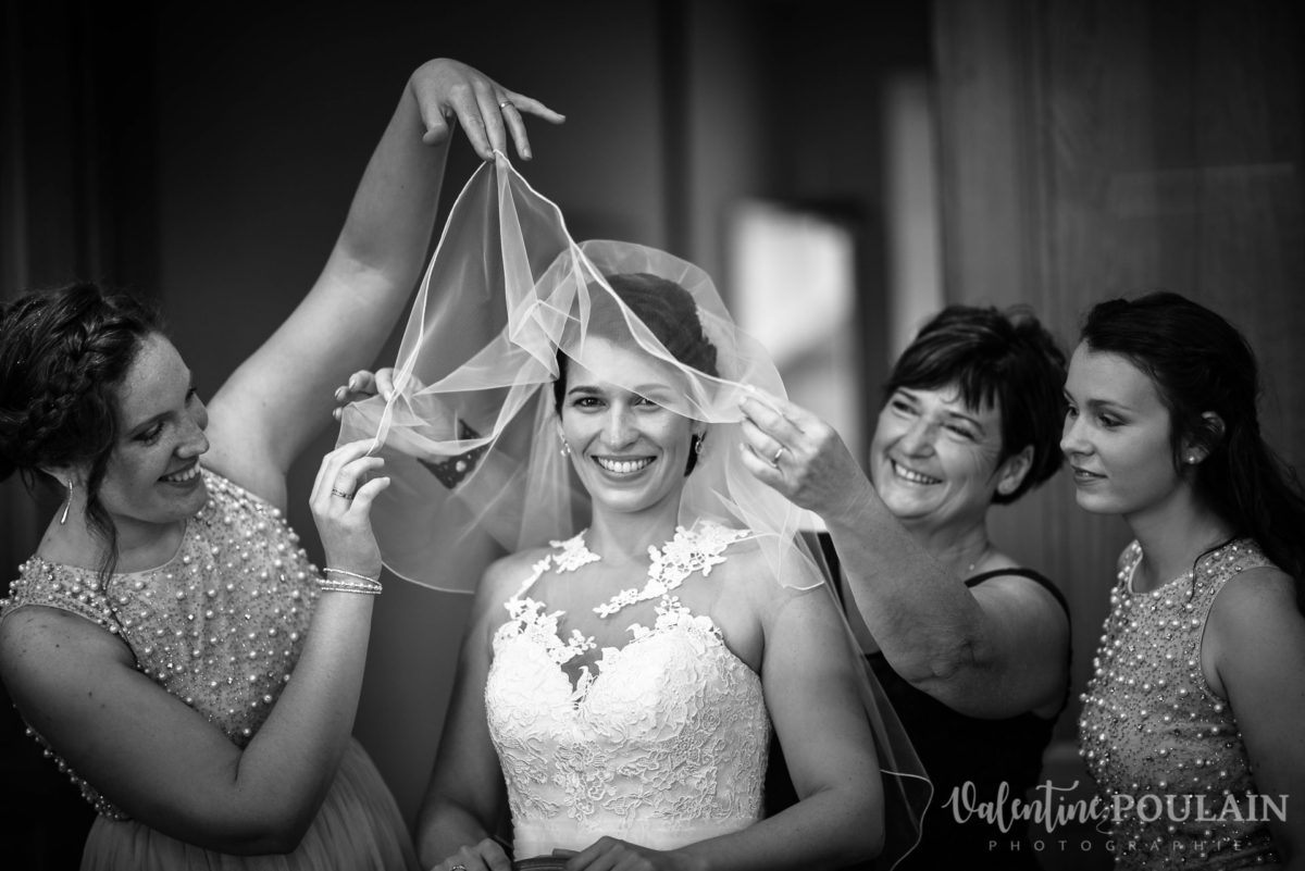 Mariage rock moto Gueberschwihr - Valentine Poulain voile