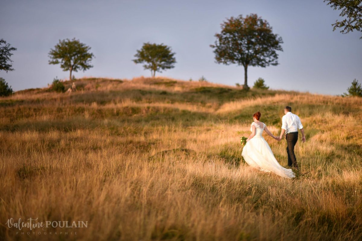 Day after mariage champs Vosges - Valentine Poulain