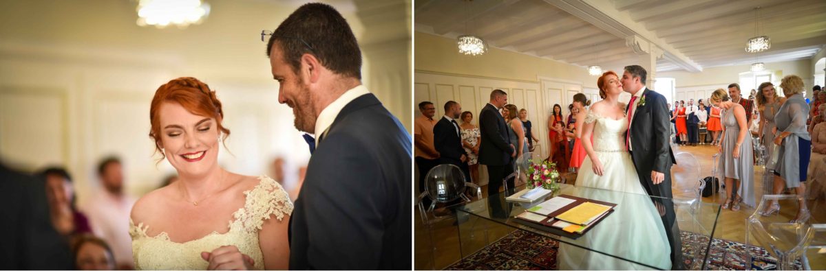 Mariage joyeux vert rose mairie - Valentine Poulain