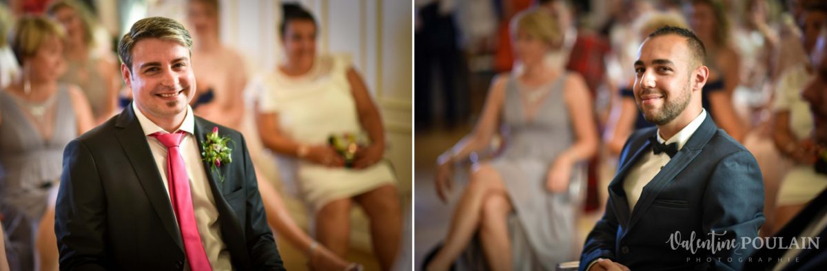 Mariage joyeux vert rose civil - Valentine Poulain