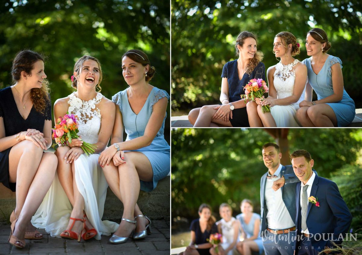 Mariage sportifs - Valentine Poulain amis