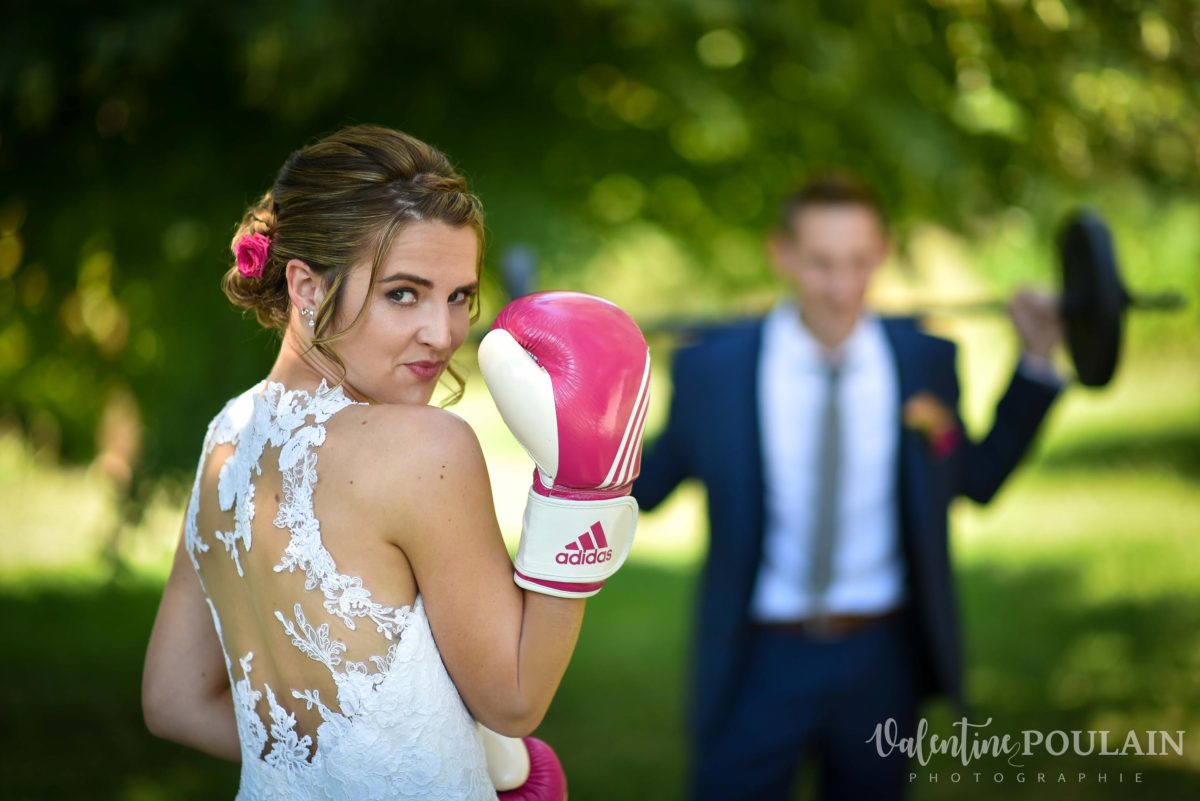 Mariage sportifs - Valentine Poulain boxe