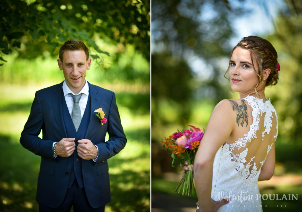 Mariage sportifs - Valentine Poulain couple