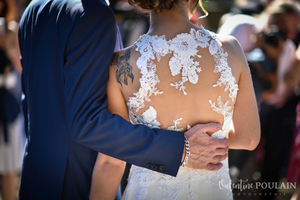 Mariage sportifs - Valentine Poulain dos