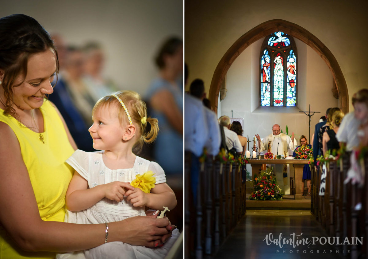 Mariage sportifs - Valentine Poulain église