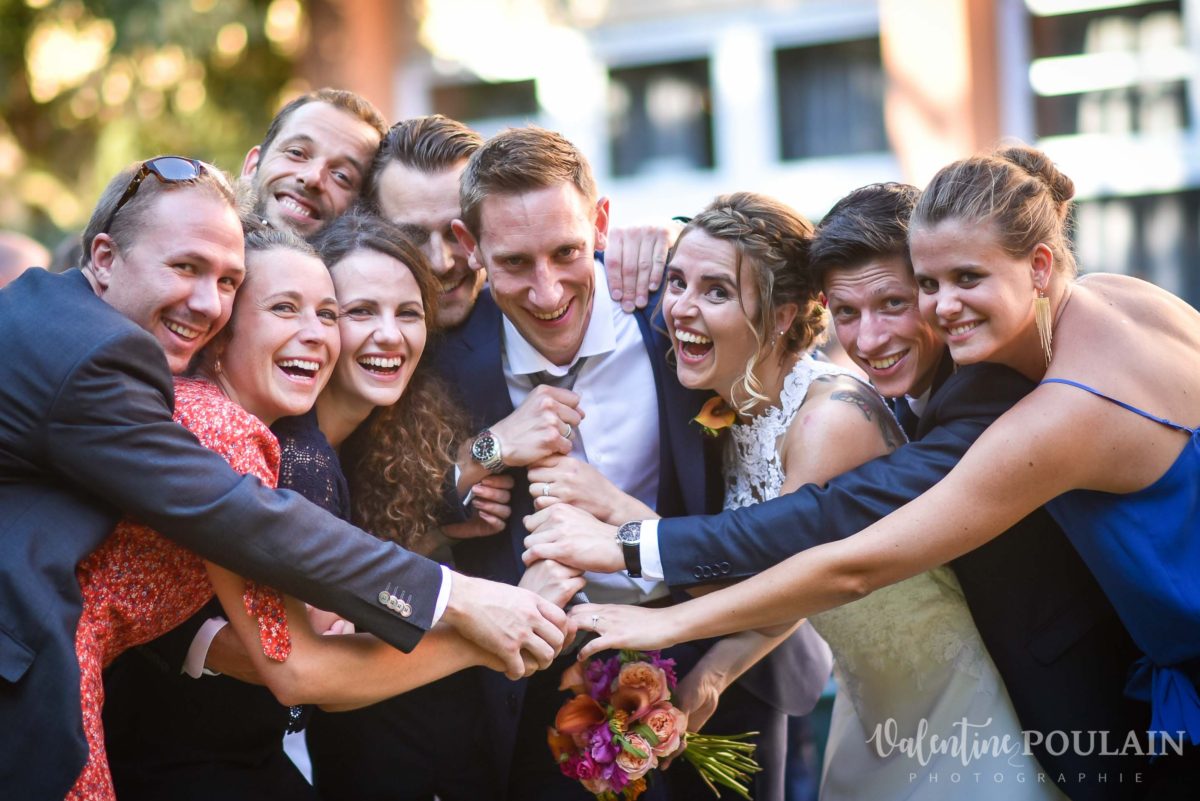 Mariage sportifs - Valentine Poulain friends