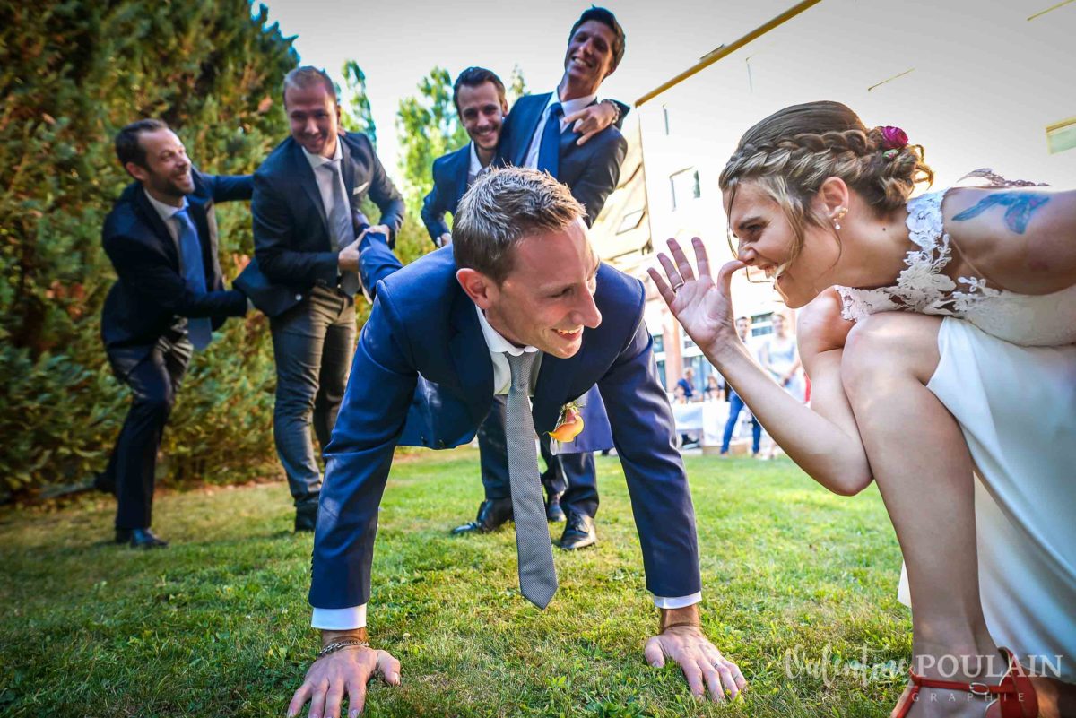 Mariage sportifs - Valentine Poulain pompes