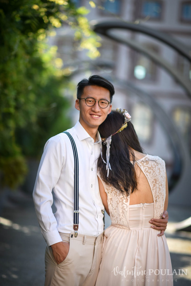 Save the date Colmar couple chinois - Valentine Poulain him