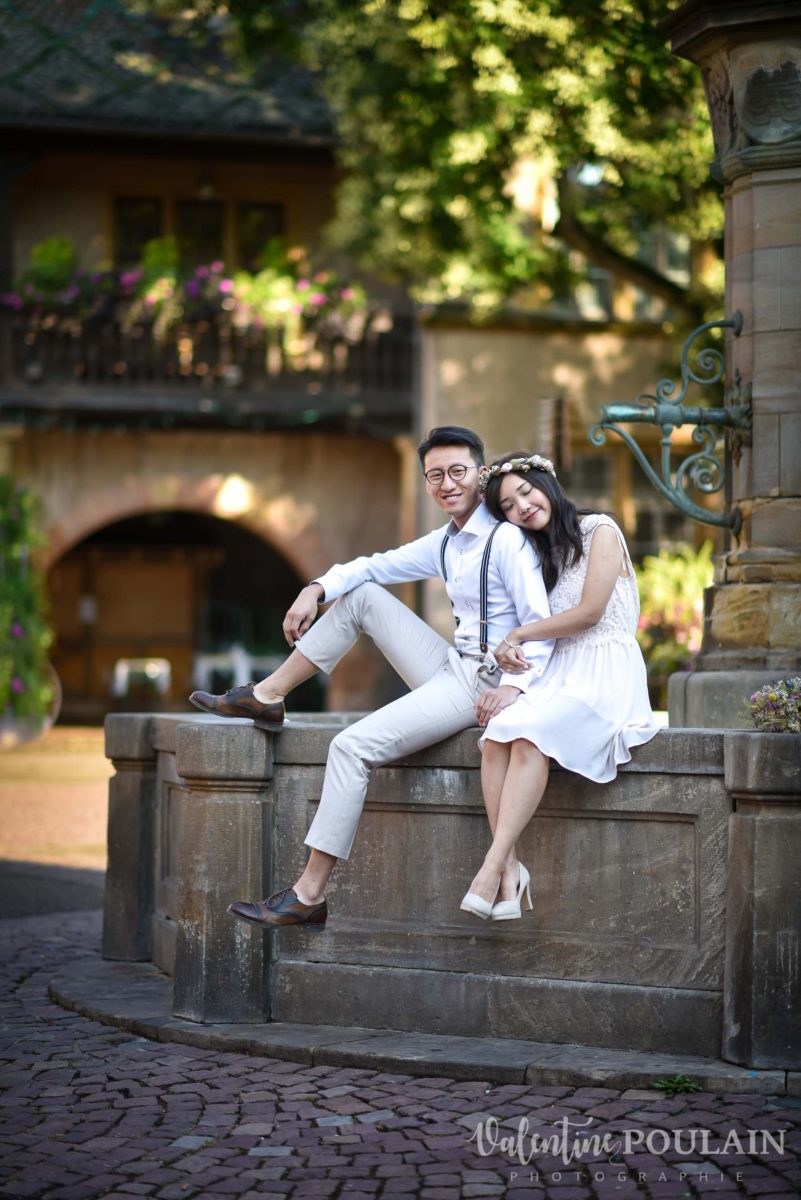 Save the date Colmar couple chinois - Valentine Poulain Koïfhus