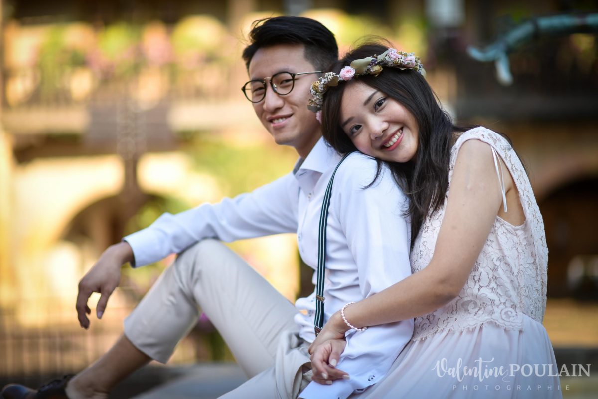 Save the date Colmar couple chinois - Valentine Poulain portrait