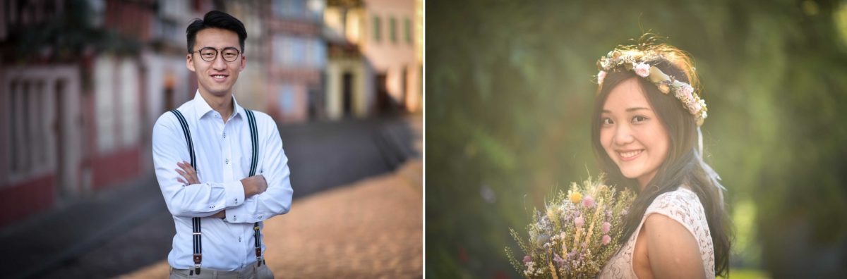 Save the date Colmar couple chinois - Valentine Poulain portraits