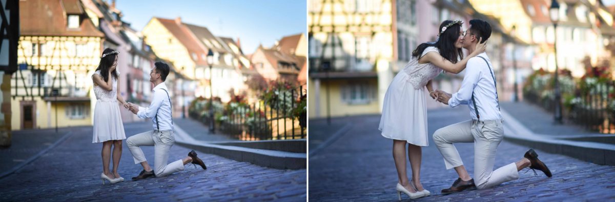 Save the date Colmar couple chinois - Valentine Poulain yes