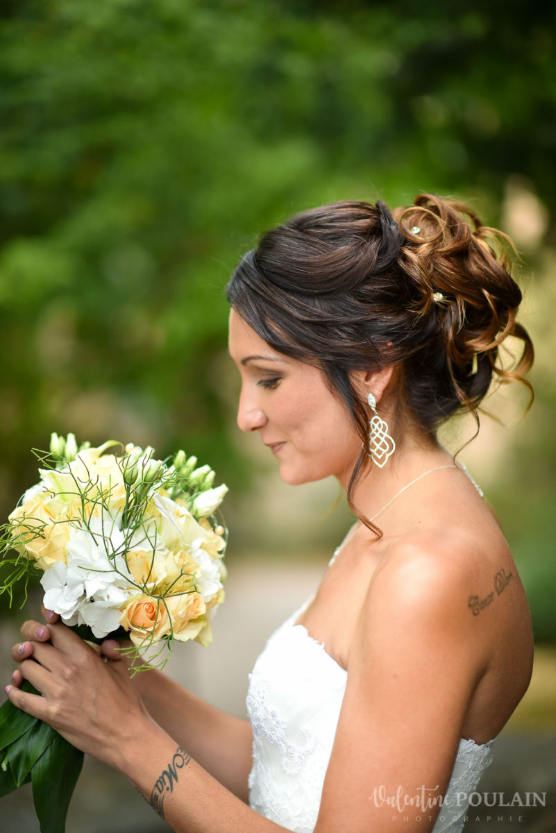 Mariage marin mer - Valentine Poulain mariée