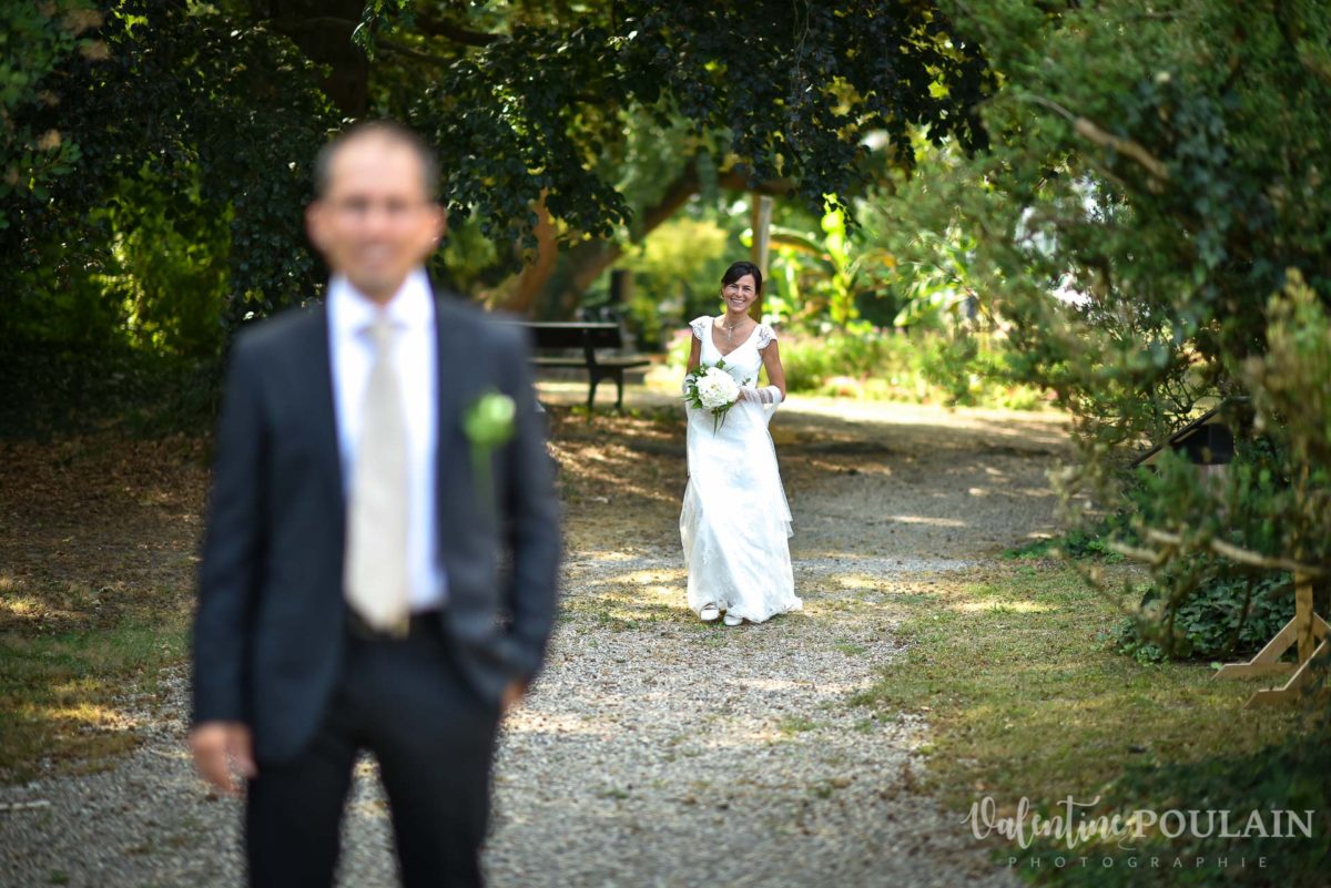 Mariage musée papier peint - Valentine Poulain arrivée