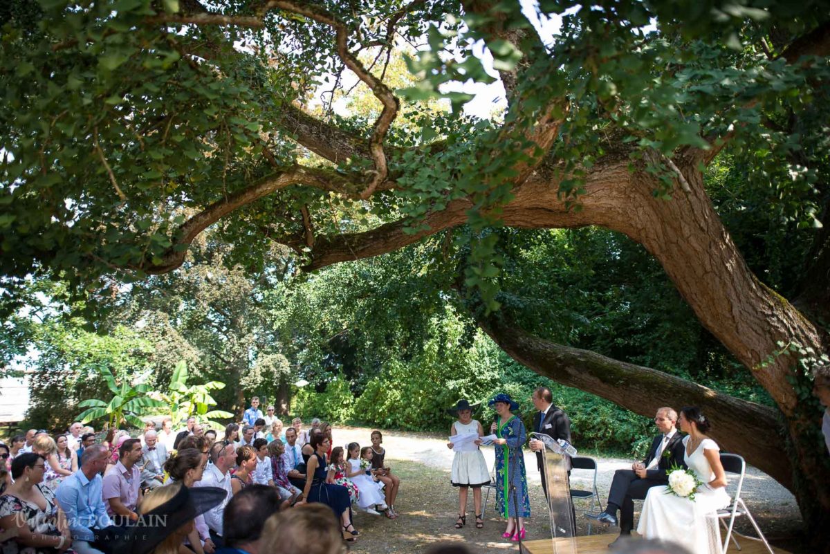 Mariage musée papier peint - Valentine Poulain gingko