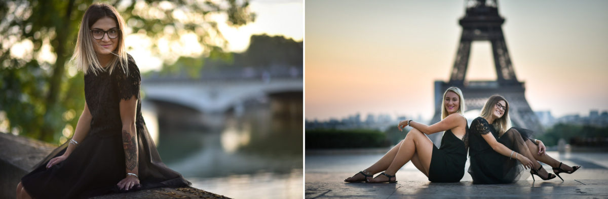 Shooting photo portrait Paris - Valentine Poulain duo