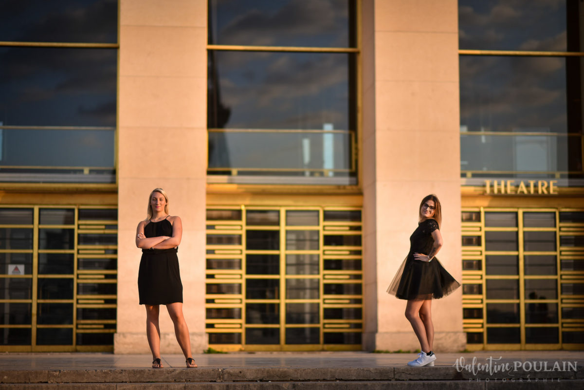 Shooting photo portrait Paris - Valentine Poulain theatre