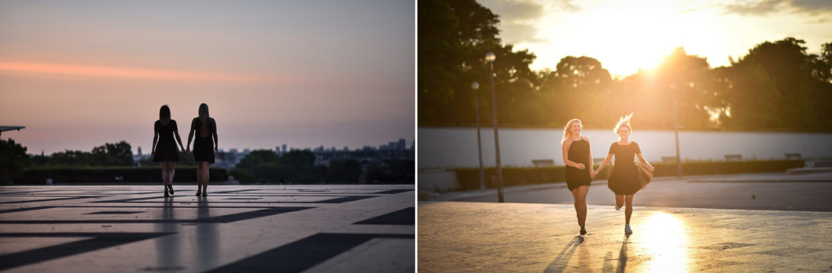 Shooting photo portrait Paris - Valentine Poulain sunrise