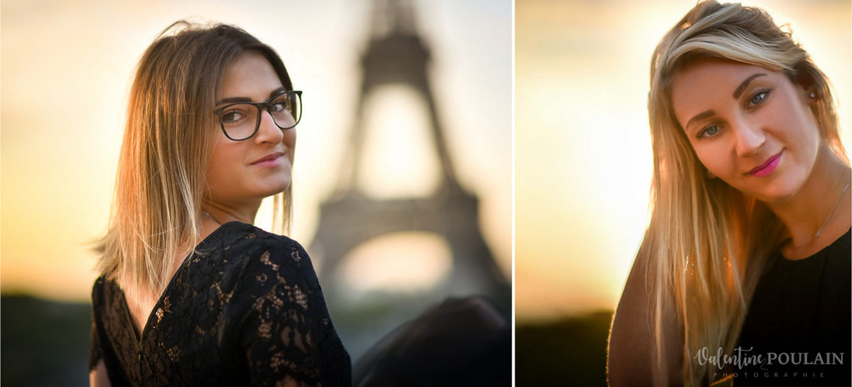Shooting portrait sunrise Paris