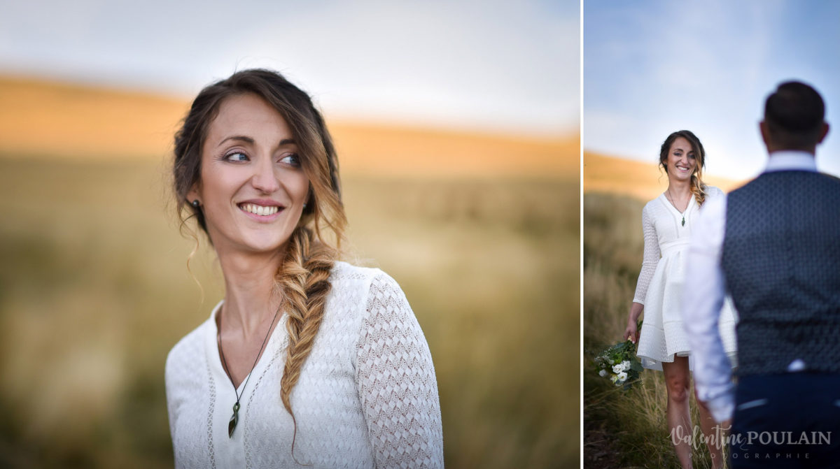 Mariage intimiste montagne - Valentine Poulain elle