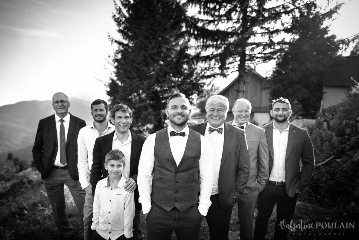 Mariage intimiste montagne - Valentine Poulain hommes