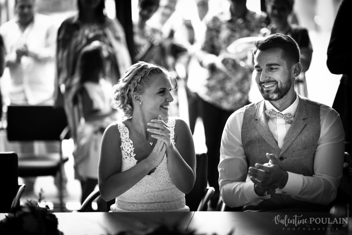 Mariage père marie fille - Valentine Poulain applaudissements