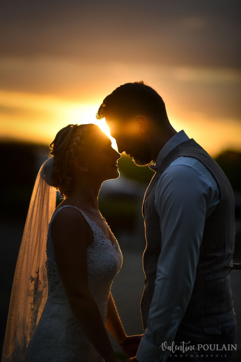 Mariage père marie fille - Valentine Poulain coucher soleil