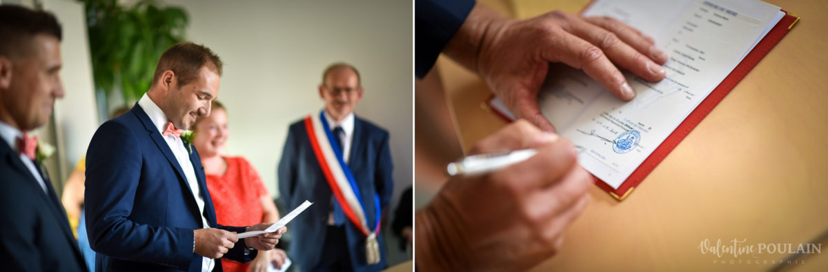 Mariage père marie fille - Valentine Poulain signer