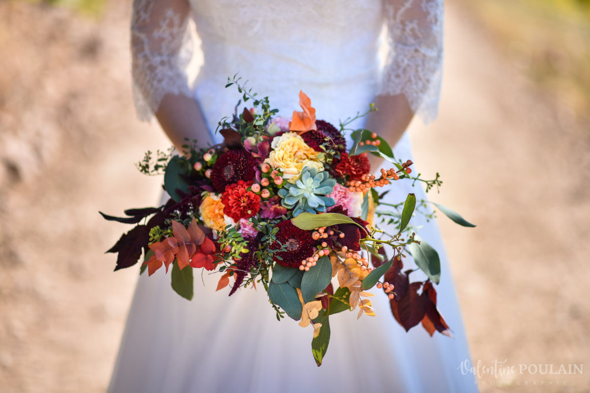 Mariage palette couleurs automne - Valentine Poulain bouquet