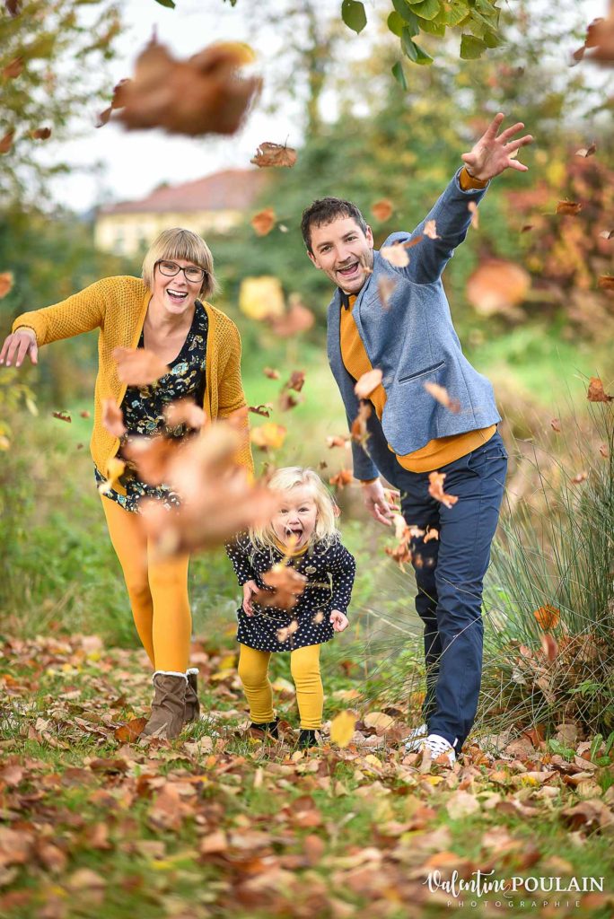 Famille feuilles automne - Valentine Poulain
