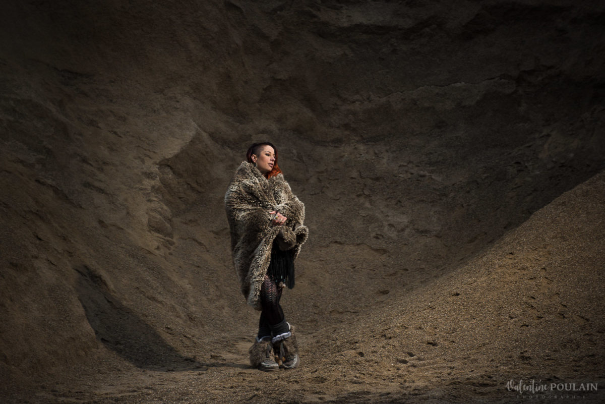 Shooting grossesse burning man sable