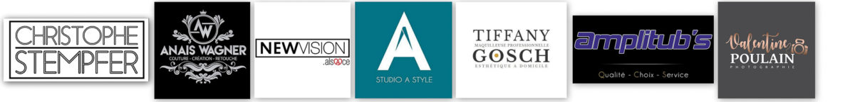 Logos partenaires Shooting - Valentine Poulain