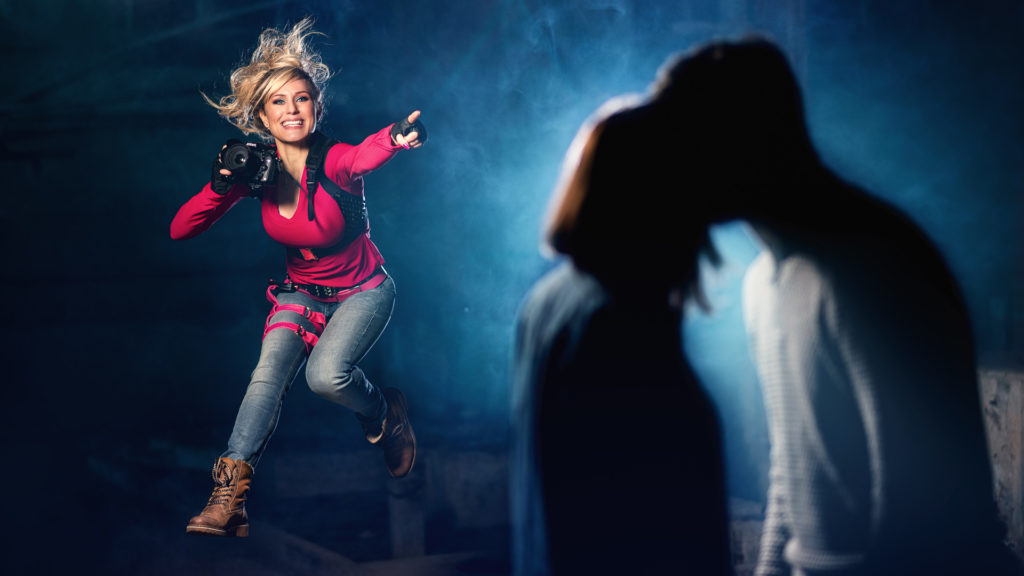 Portrait Valentine Poulain trampoline