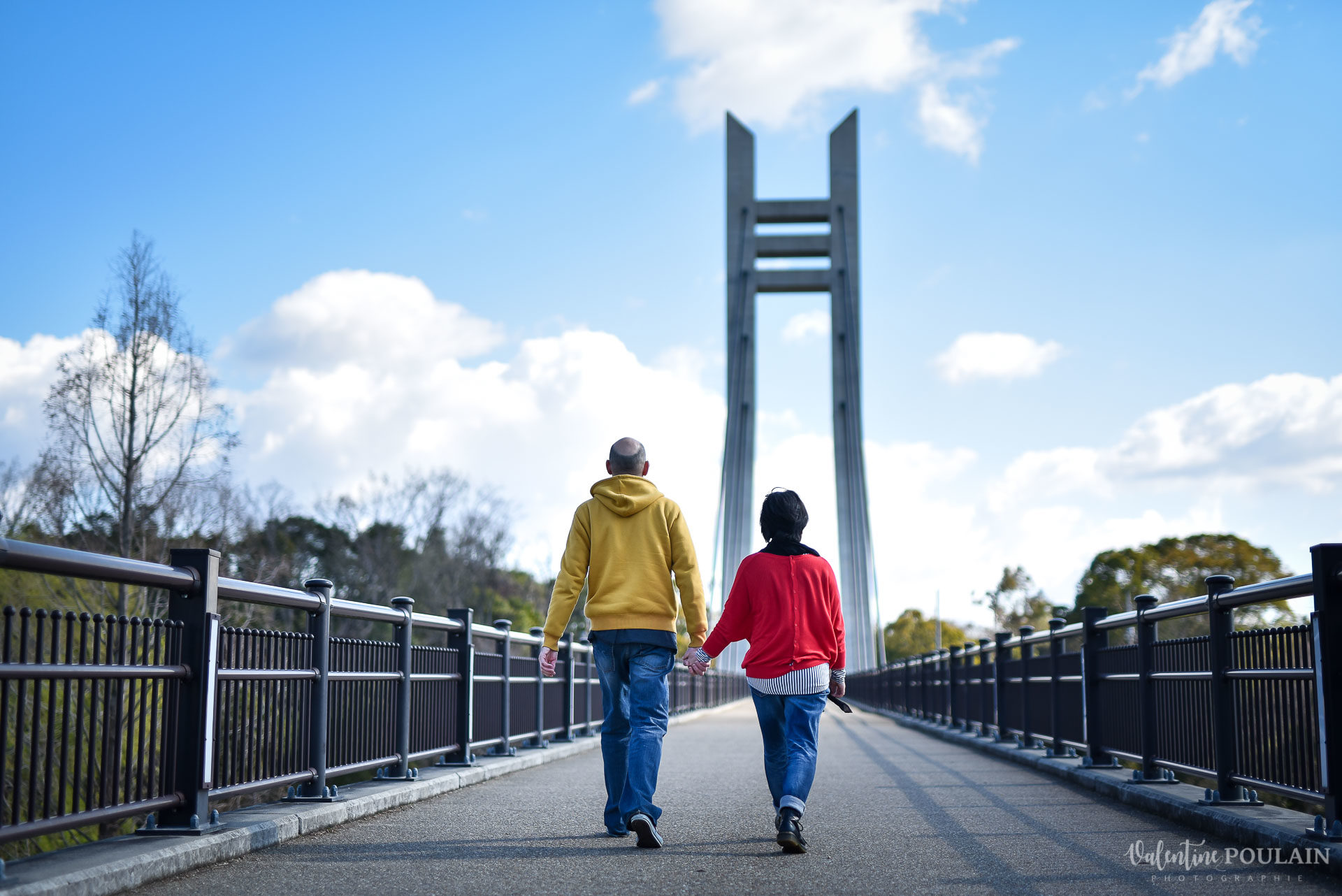 Shooting Couple Kyoto - Valentine Poulain pont