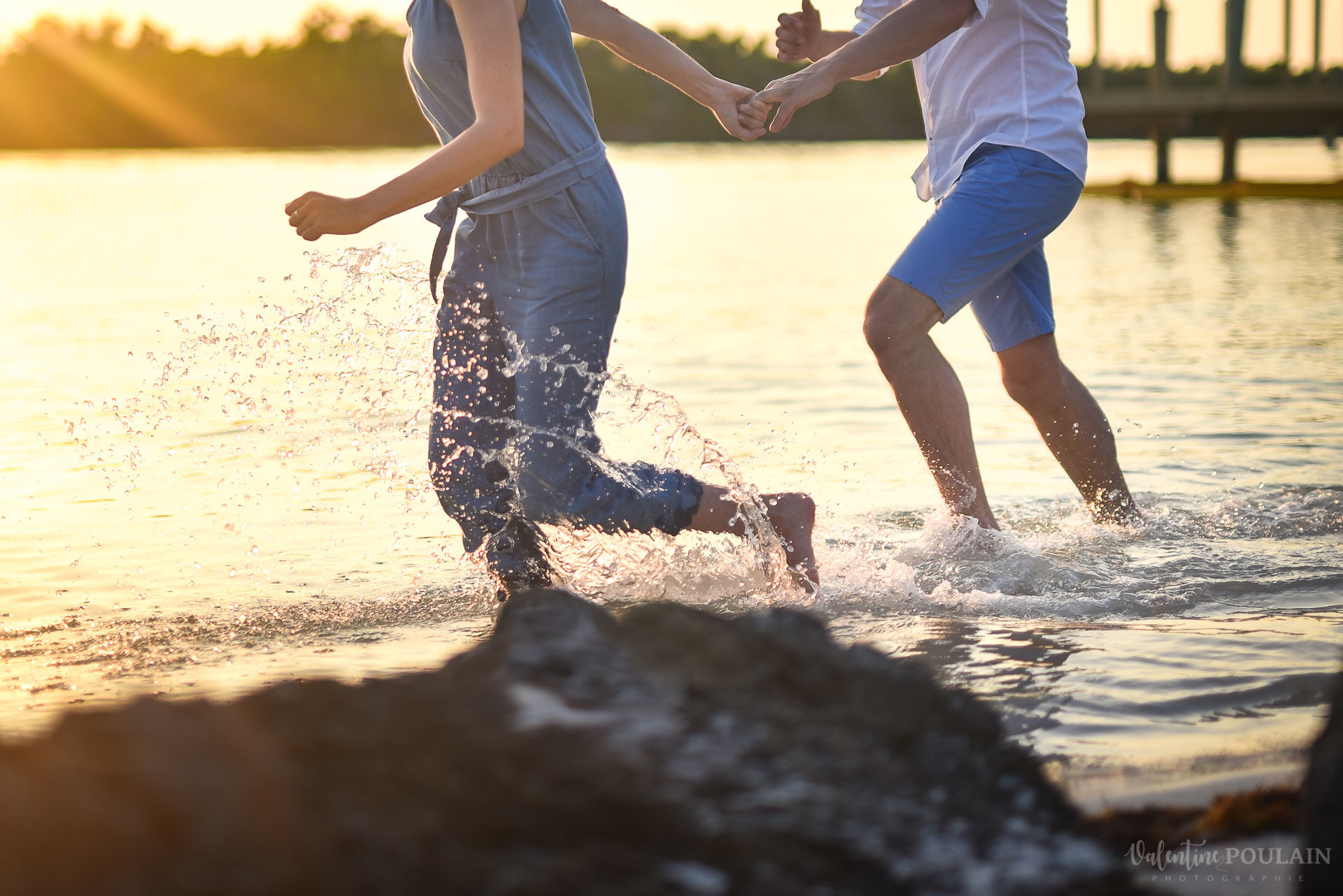 Couple Miam Keys Florida - Valentine Poulain courir