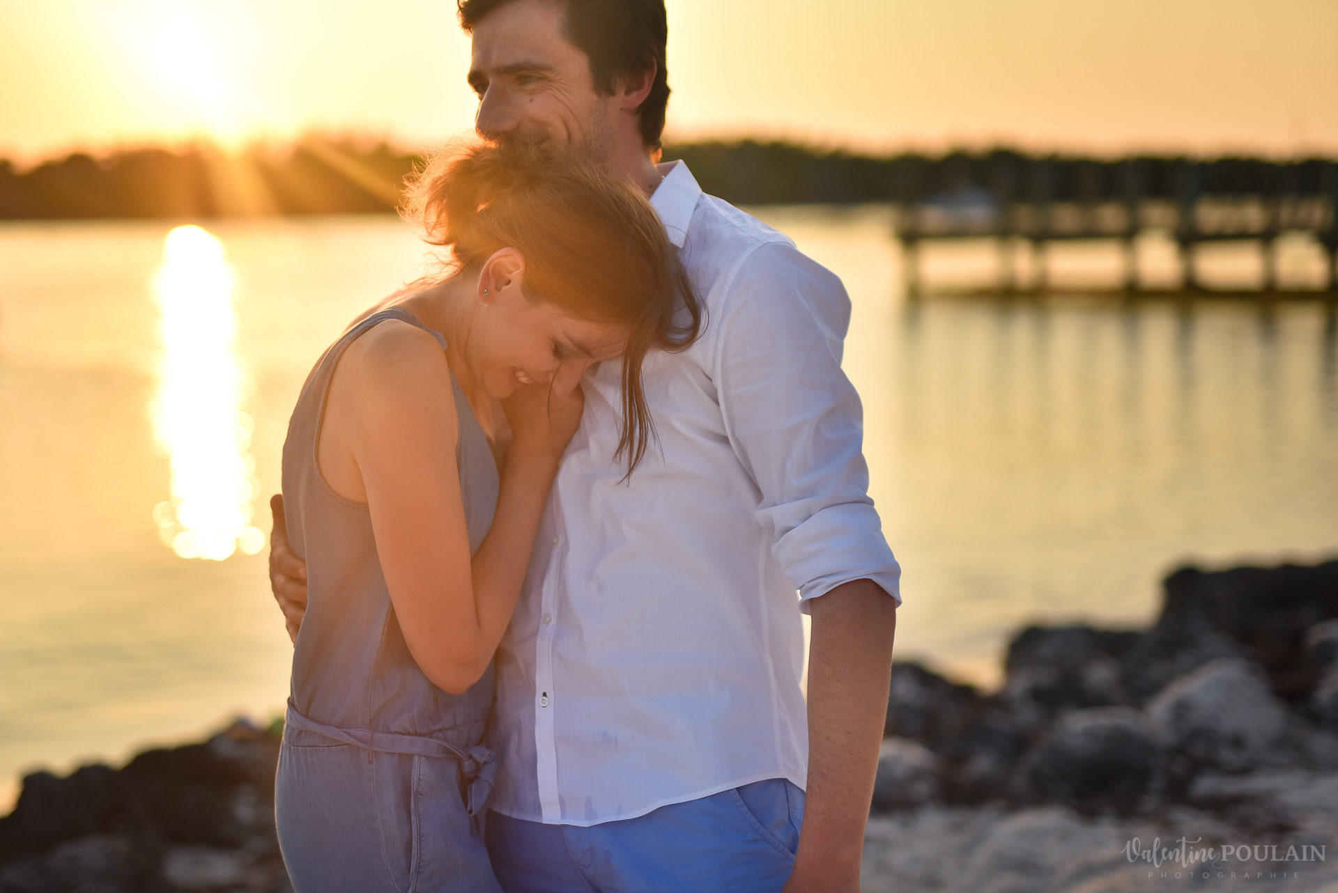 Couple Miam Keys Florida - Valentine Poulain rire