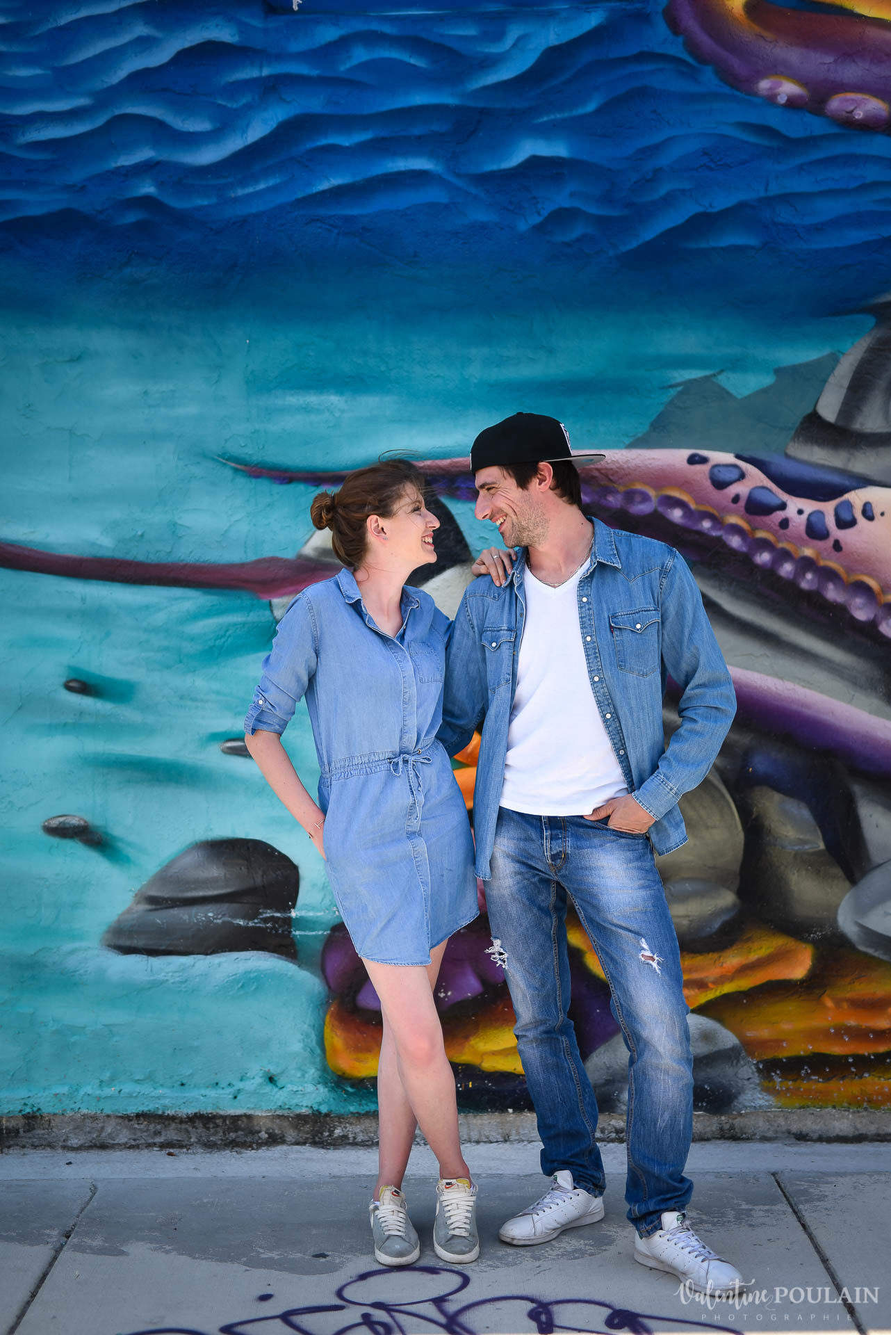 Couple Miami Wynwood - Valentine Poulain look