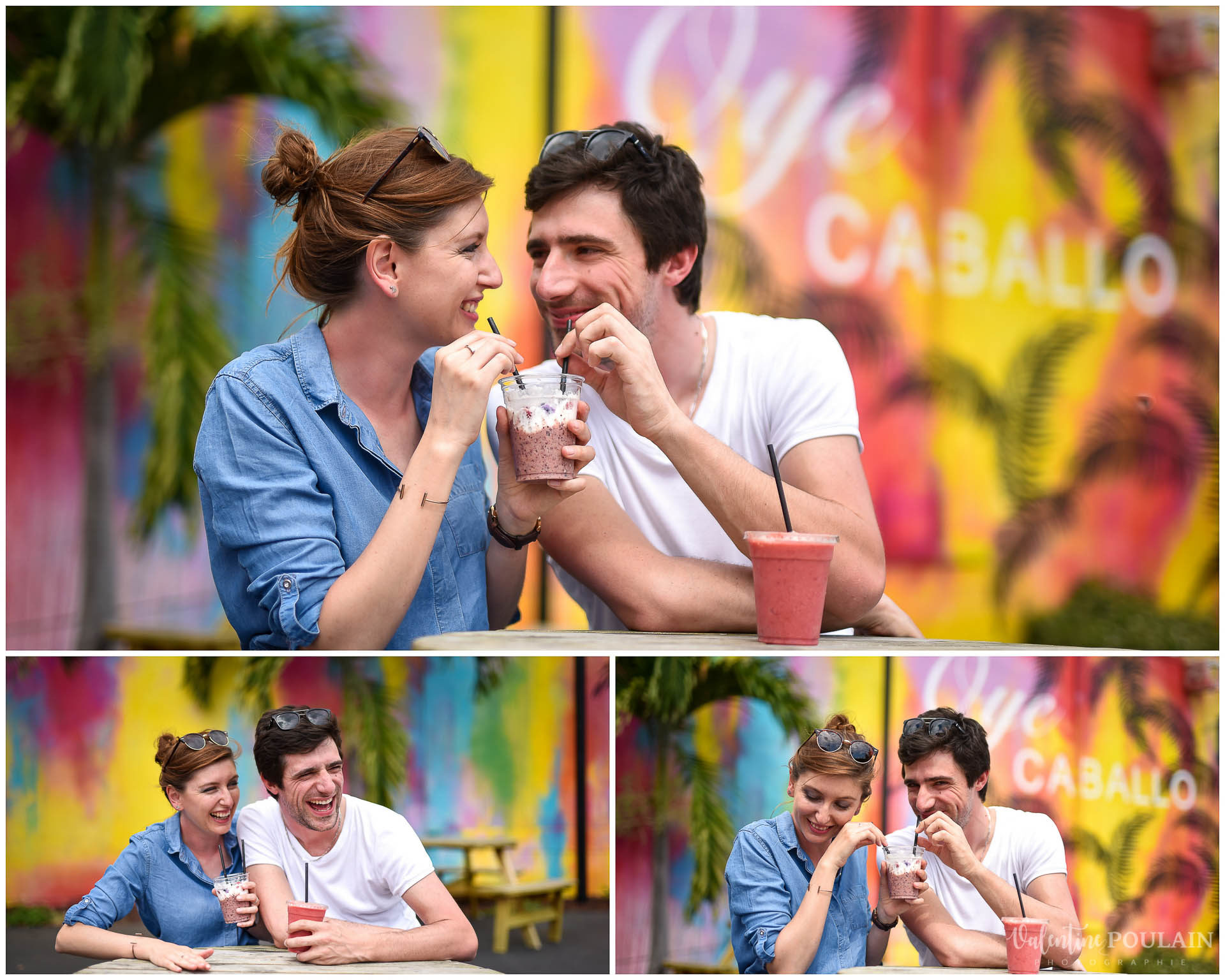Couple Miami Wynwood - Valentine Poulain smoothie