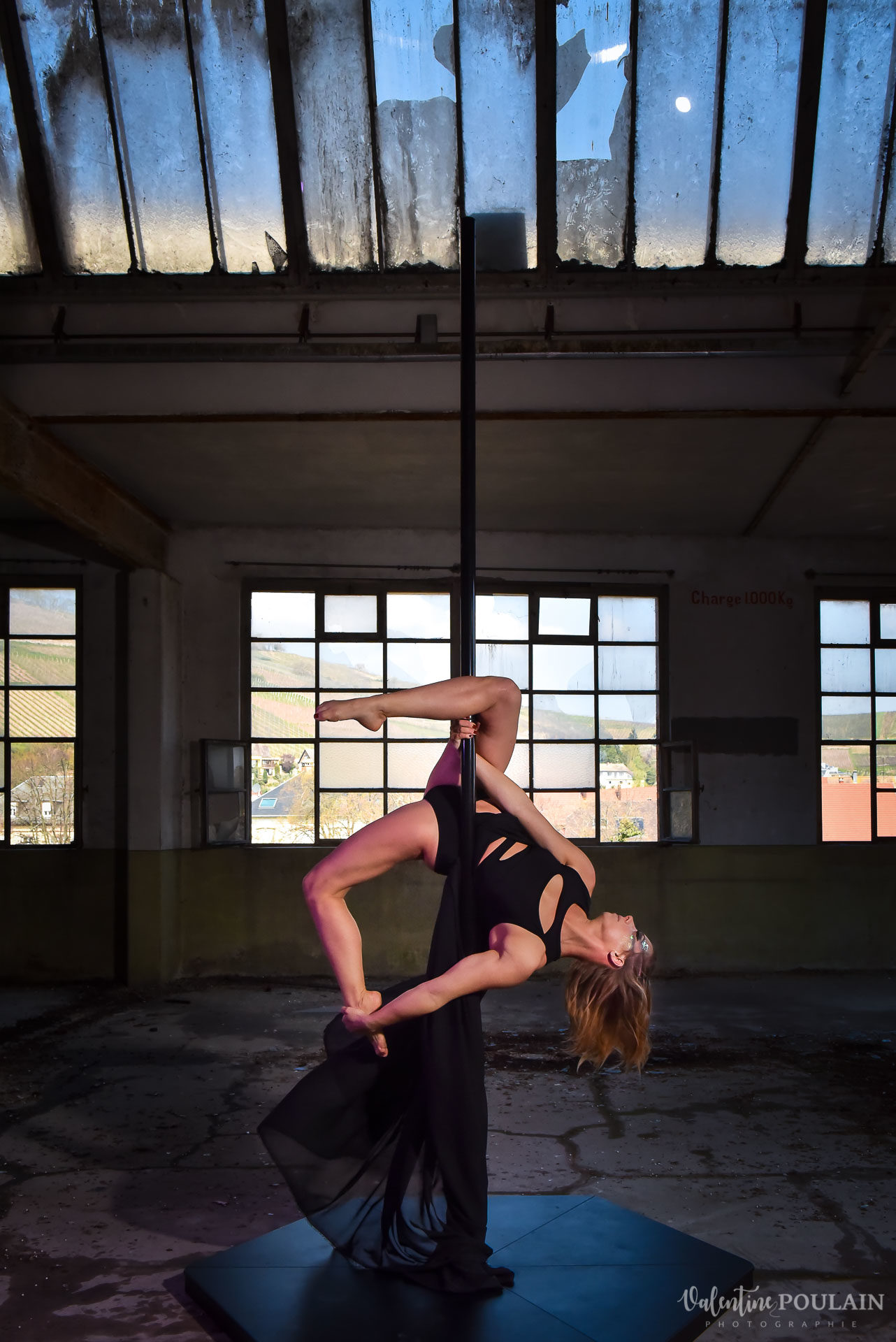 Shooting Pole Dance gymnastique - Valentine Poulain souplesse