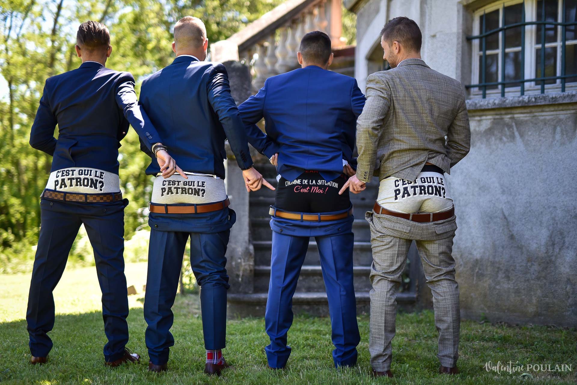 Mariage fun Petit Wettolsheim - Valentine Poulain caleçons