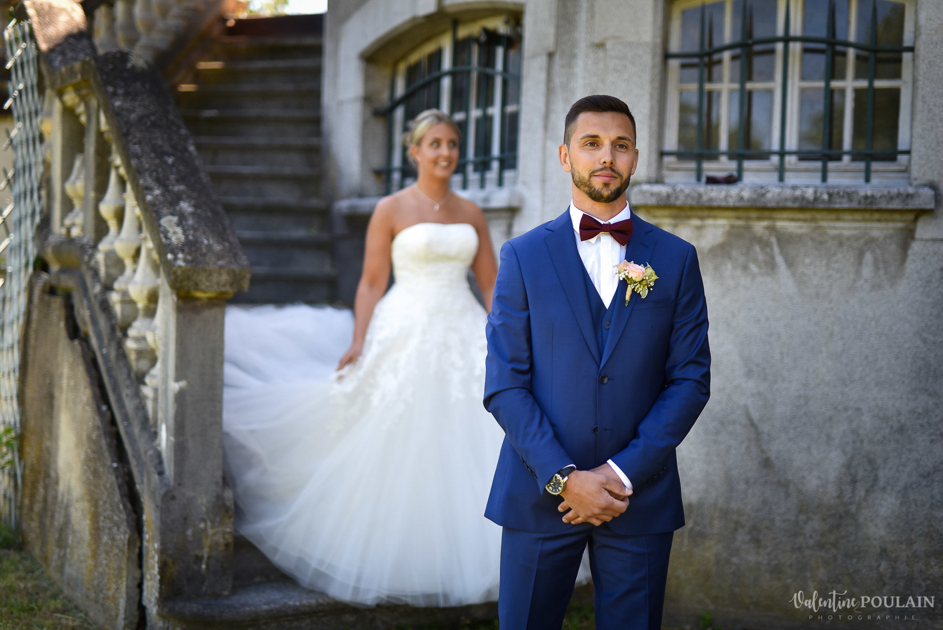 Mariage fun Petit Wettolsheim - Valentine Poulain elle arrive