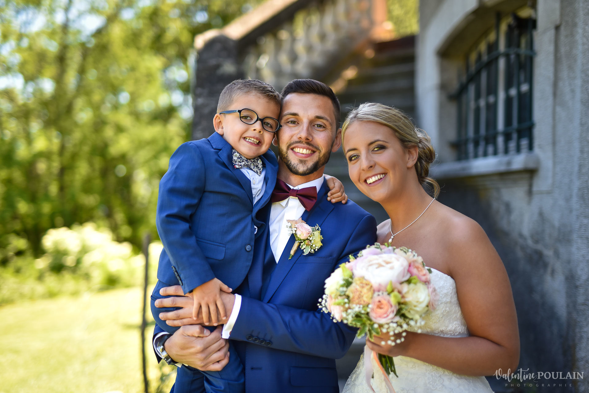 Mariage fun Petit Wettolsheim - Valentine Poulain family