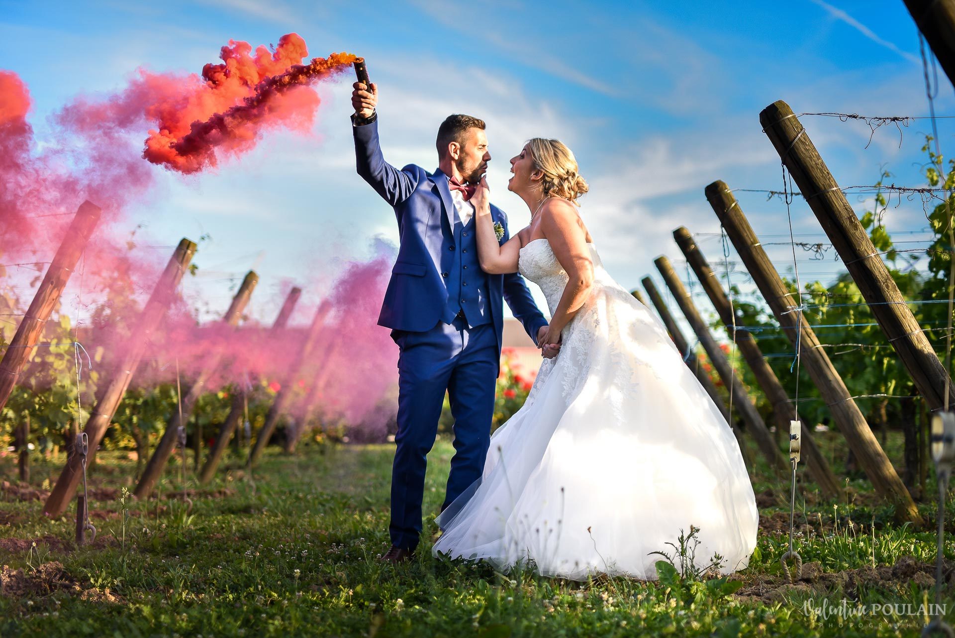 Mariage fun Petit Wettolsheim - Valentine Poulain fumi