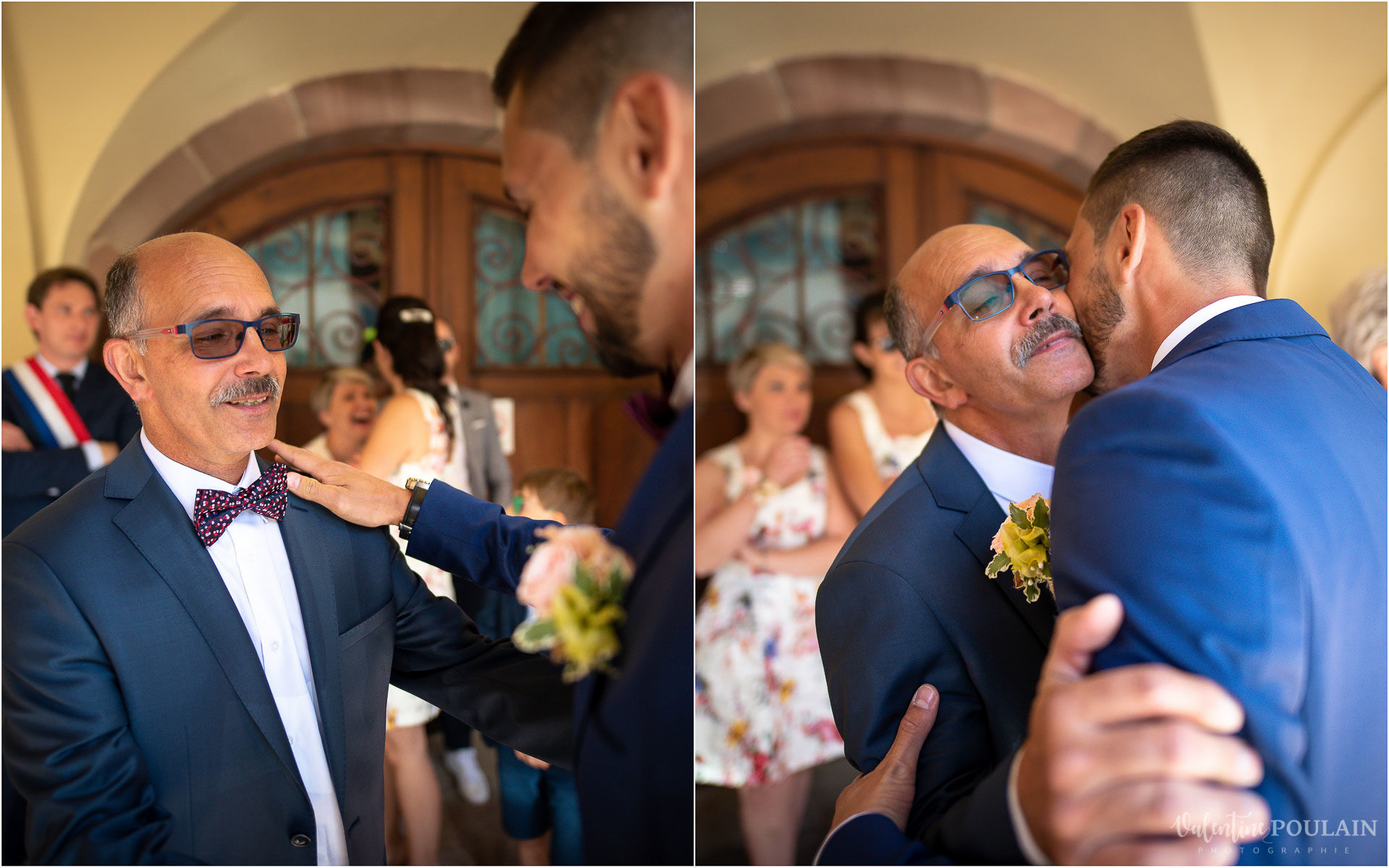 Mariage fun Petit Wettolsheim - Valentine Poulain papa