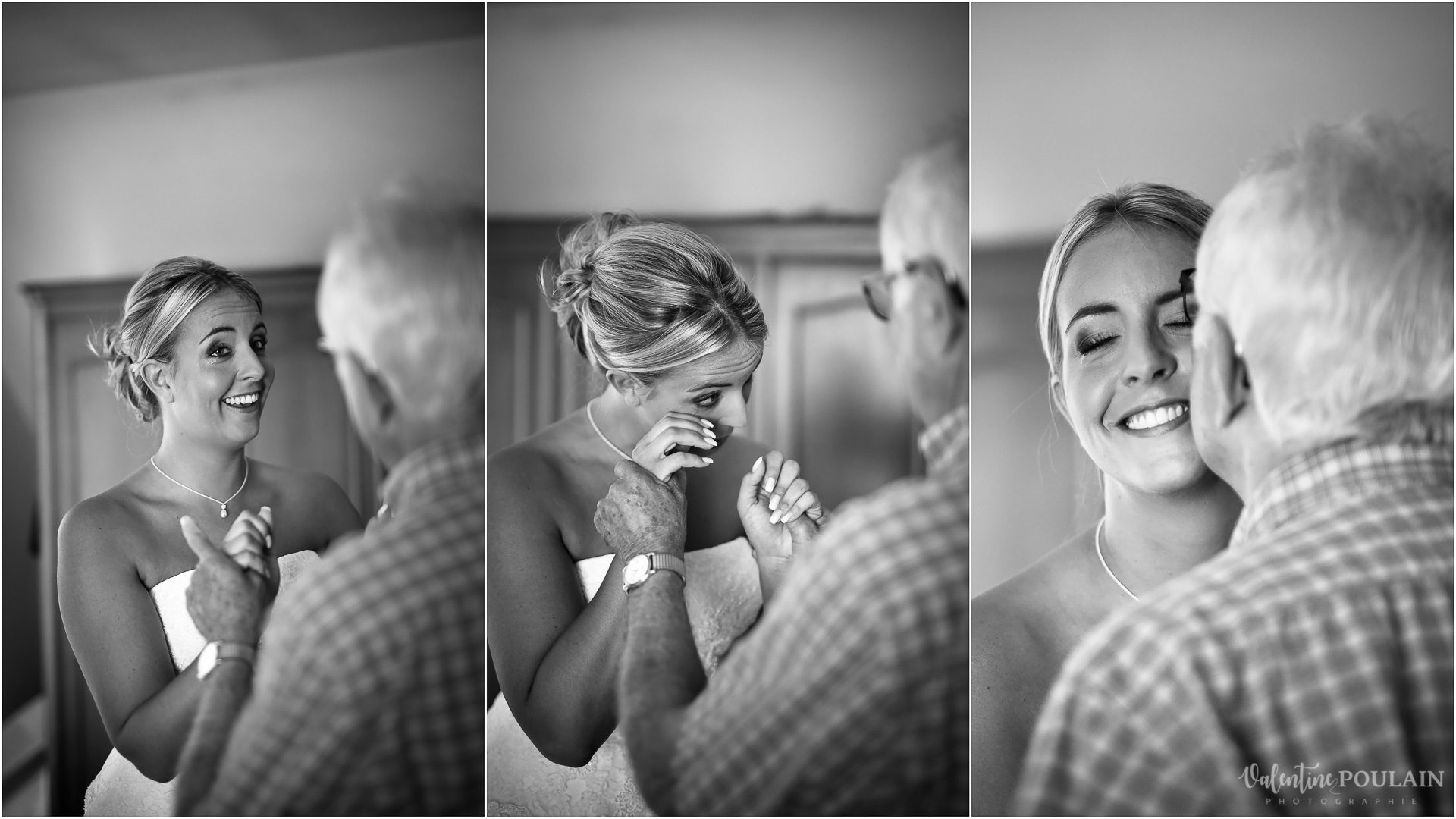 Mariage fun Petit Wettolsheim - Valentine Poulain papa fier