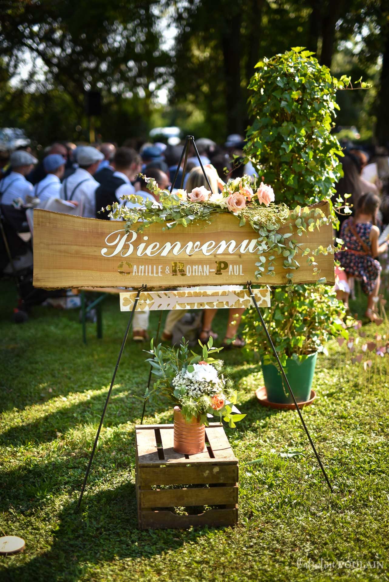 Cérémonie laïque années 20 - Valentine Poulain panneau