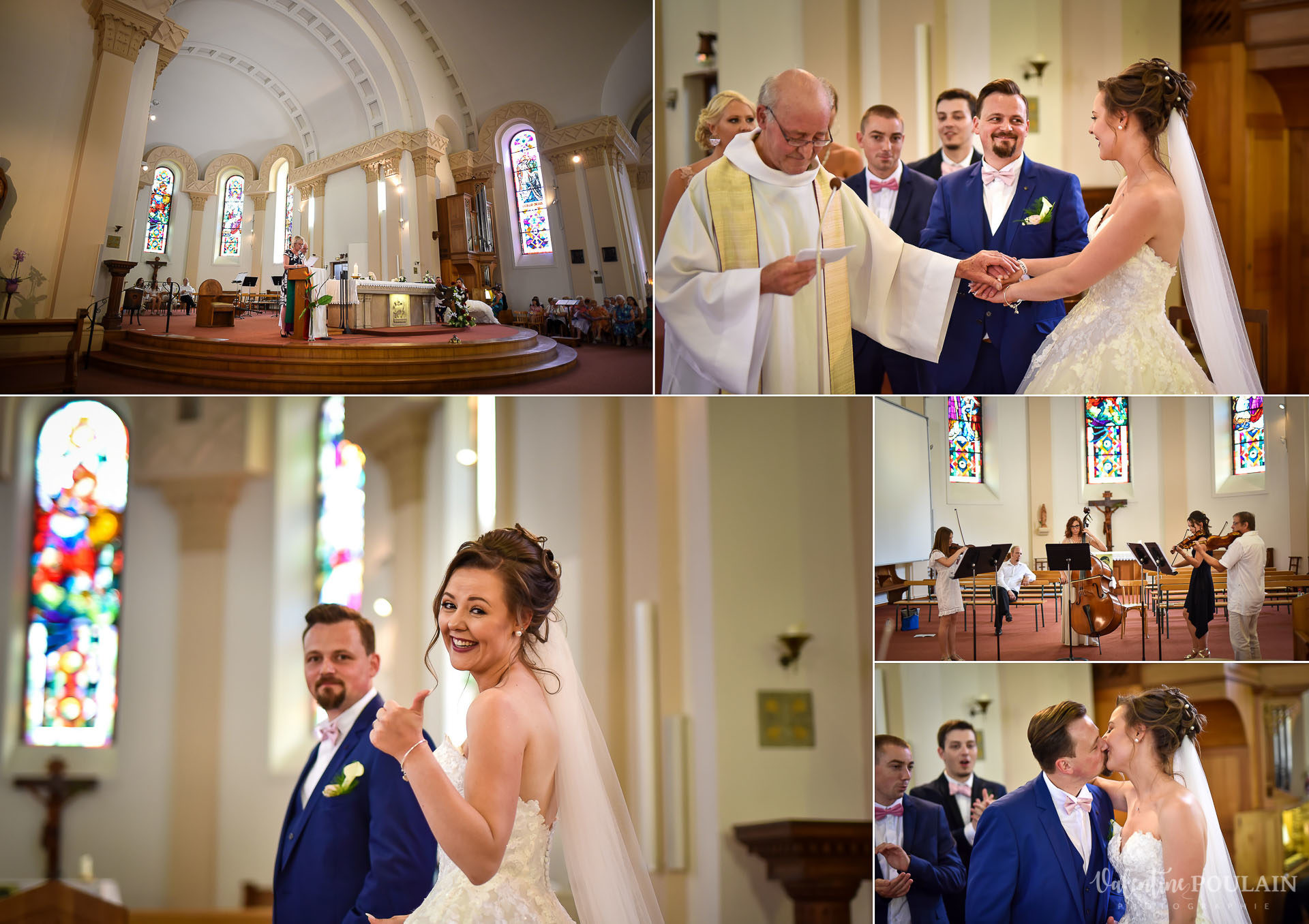 Mariage cool ferme weyerbach - Valentine Poulain église