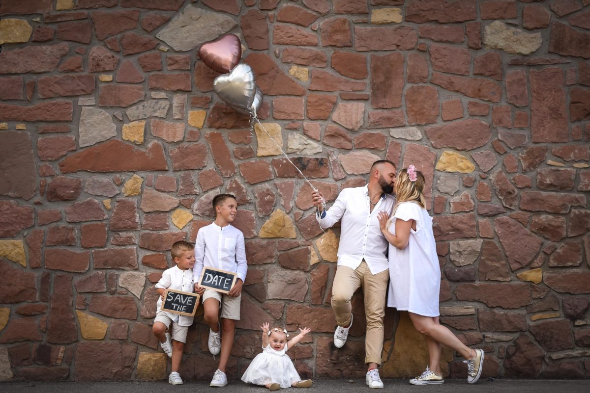 Save the date urbain famille - Valentine Poulain annonce