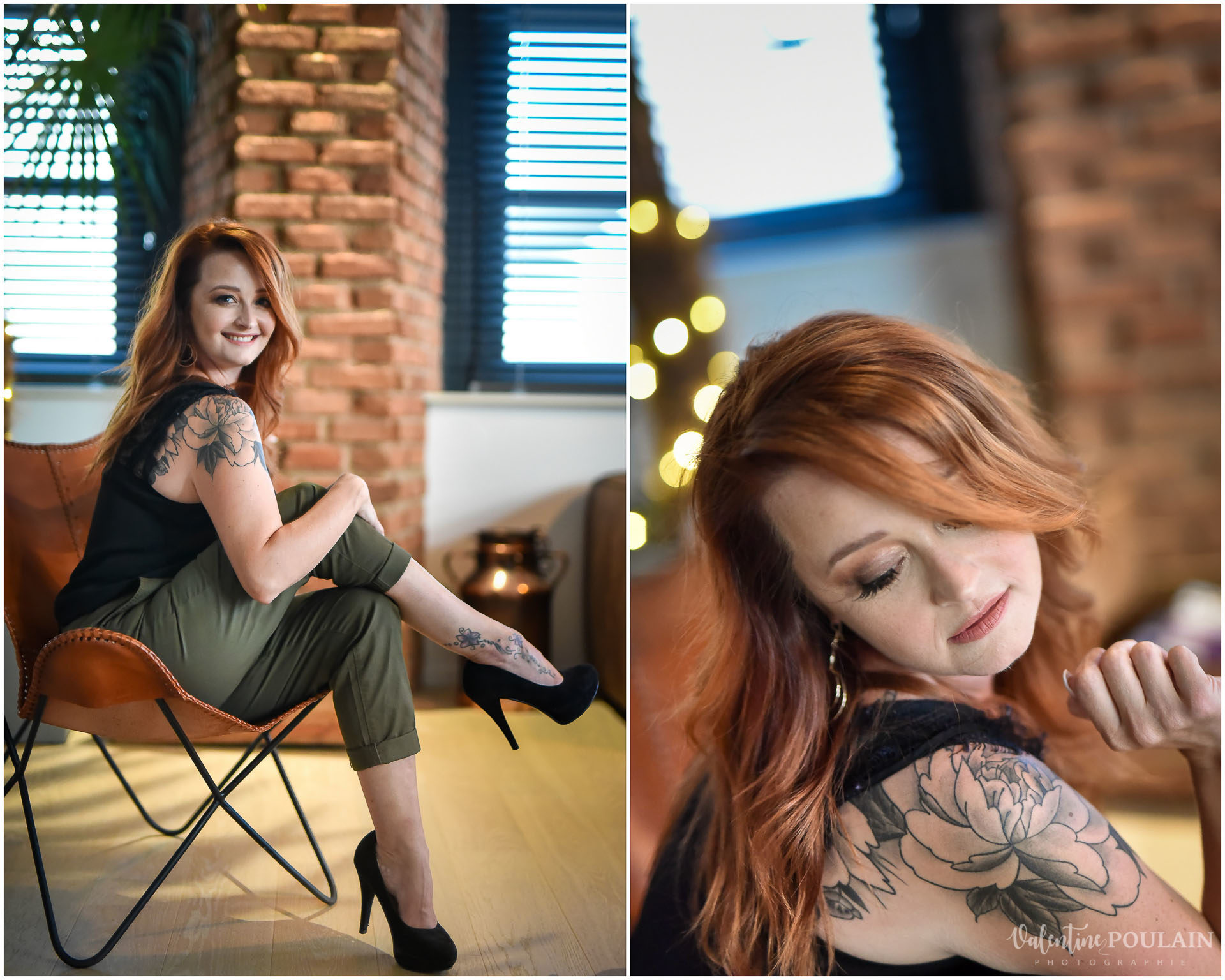 Shooting Portrait femme Michaelle - Valentine Poulain loft